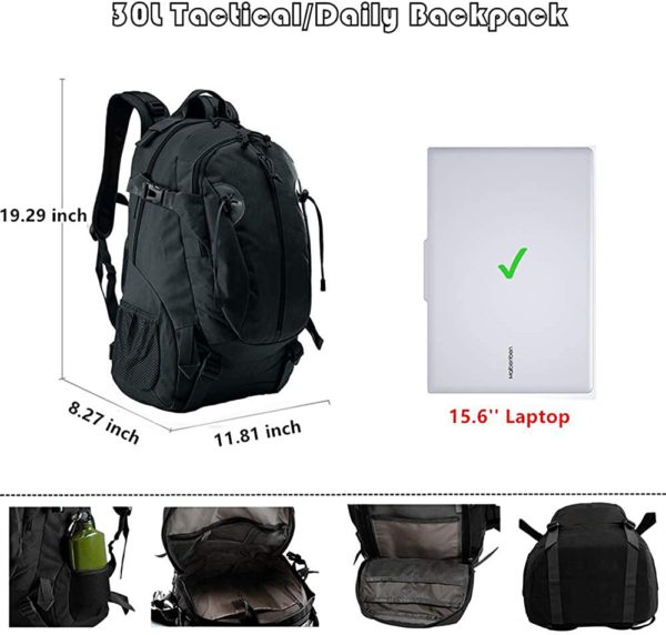 30L Waterproof Military Backpack