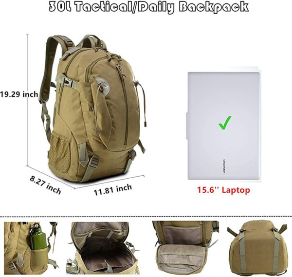 30L Waterproof Military Backpack