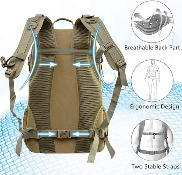 30L Waterproof Military Backpack