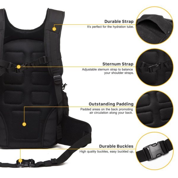 35L Airforce Tactical Backpack for Hiking, Camping & Survival