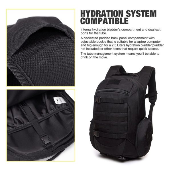 35L Airforce Tactical Backpack for Hiking, Camping & Survival