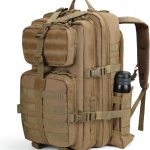 40L MOLLE Tactical Backpack Water-Resistant – Tan