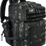 45L MOLLE Tactical Backpack with Laptop Compartment – Black CP