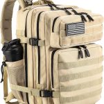 45L MOLLE Tactical Backpack with Laptop Compartment – Cream