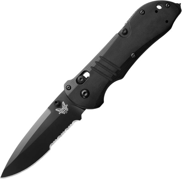 benchmade-triage-917sbk-folding-knife-cpm-s30v-serrated-drop-point-glass-1