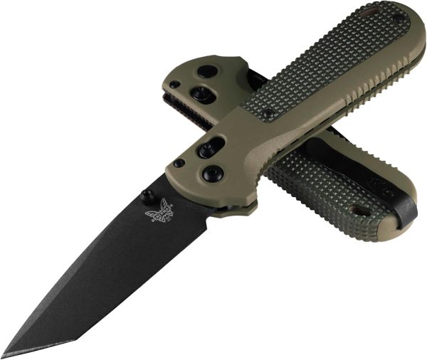 benchmade-redoubt-431bk-1-folding-knife-cpm-d2-tanto-ranger-green-grivory-1