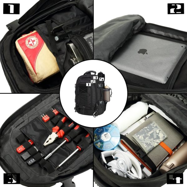 64L Airforce & Military Backpack for Camping & Hiking
