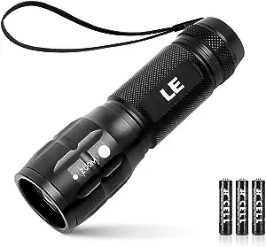 Super Bright LED Flashlight for Outdoor Adventures - Zoomable, Waterproof, Adjustable Brightness