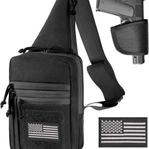 Stealthy Sling Bag for Men | Concealed Carry Holster | EDC Gun Pack