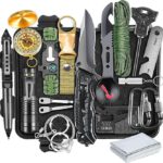 Ultimate 19-in-1 Survival Kit for Men - Perfect Gifts for Outdoor Enthusiasts and Adventurers