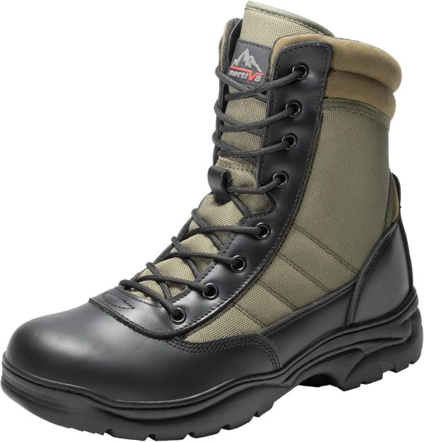 leather-tactical-combat-boots-with-side-zipper-blackarmy-green-1