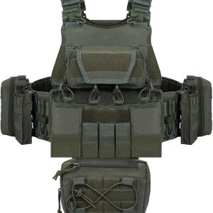 1000d-nylon-molle-training-vest-with-quick-release-system-cavalry-green-1
