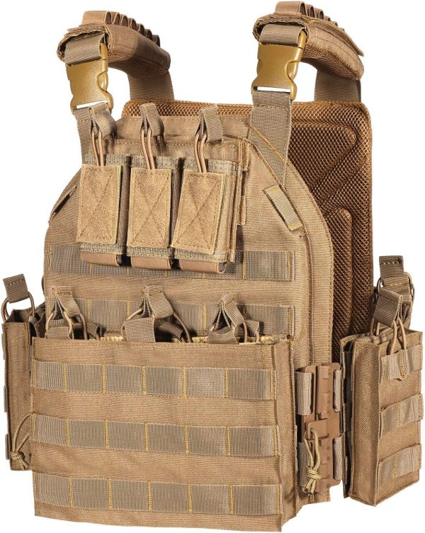 1000d-nylon-molle-tactical-vest-with-quick-release-system-tan-1