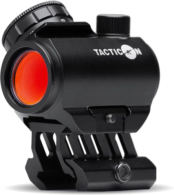 Predator V3 Compact Red Dot Sight - Elite Reflex Rifle Optic with Offset Mounts - Combat-Tested Quality and 11 Brightness Settings