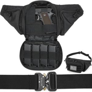 Tactical Elite Quick-Draw Fanny Pack for Men - Concealed Carry Waist Pack with Molle System
