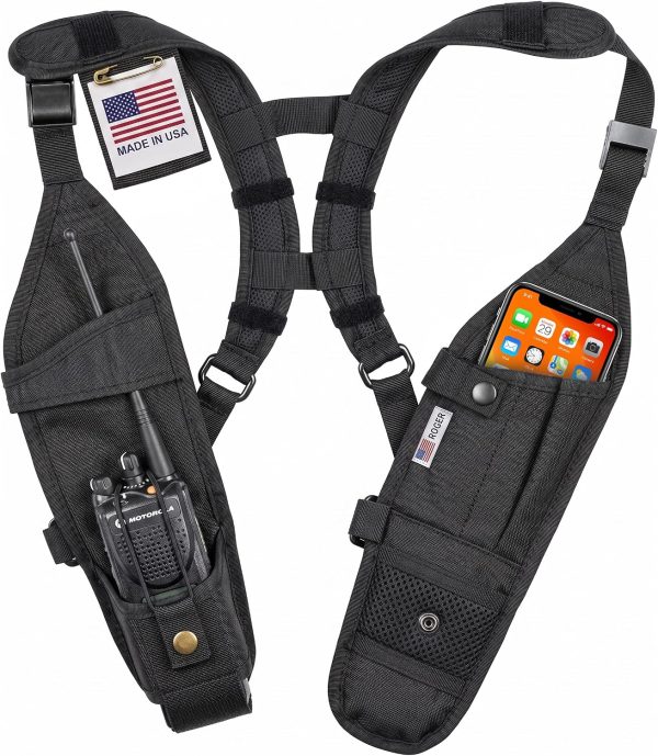 double-radio-shoulder-holster-adjustable-dual-pouch-nylon-made-in-usa-1