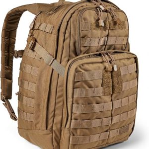 5.11 Tactical Rush 24 2.0 Backpack - 37L - Kangaroo: Ideal for Hiking, Travel, and Everyday Carry