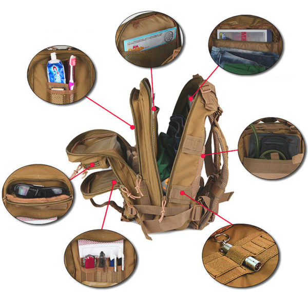 Military Waterproof Backpack Bag