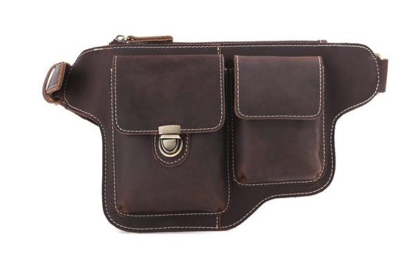 Military Traveling Leather Bag