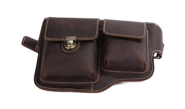 Military Traveling Leather Bag