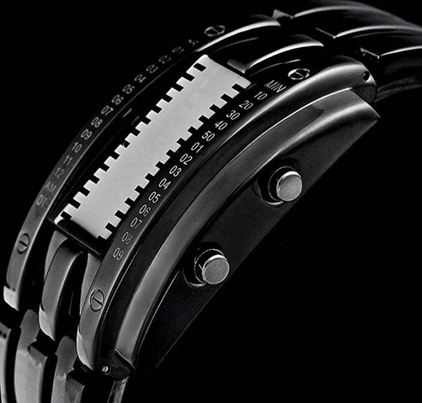 Binary Matrix Waterproof Watch