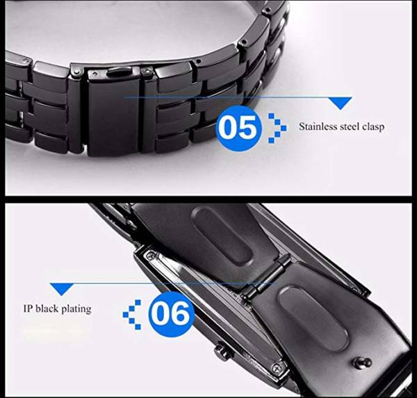 Binary Matrix Waterproof Watch