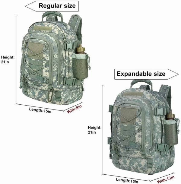 Expandable Waterproof Military Backpack