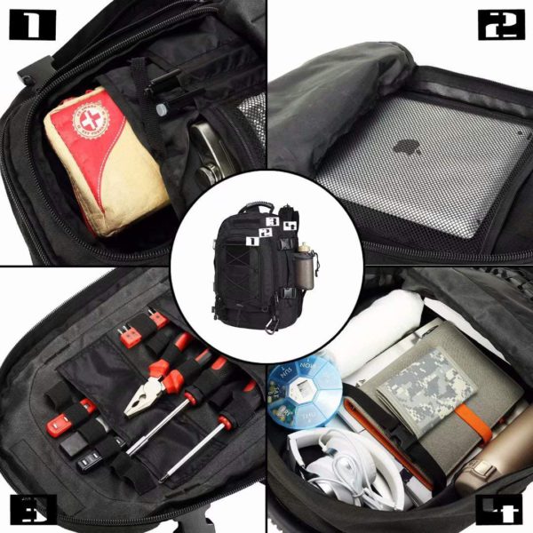 Expandable Waterproof Military Backpack