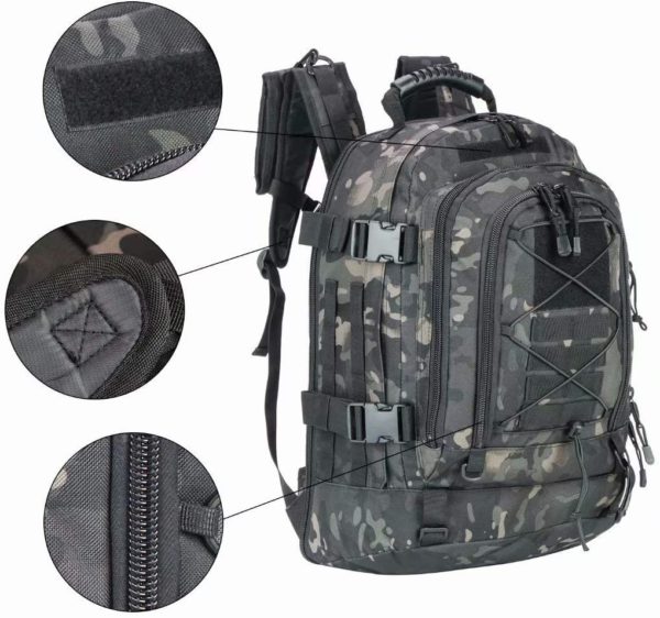 Expandable Waterproof Military Backpack