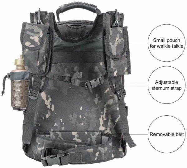 Expandable Waterproof Military Backpack