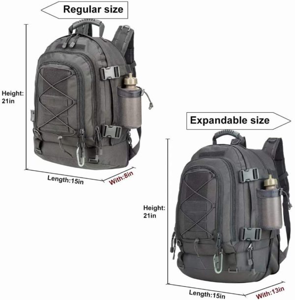 Expandable Waterproof Military Backpack