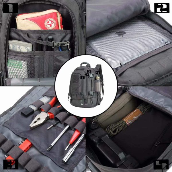 Expandable Waterproof Military Backpack