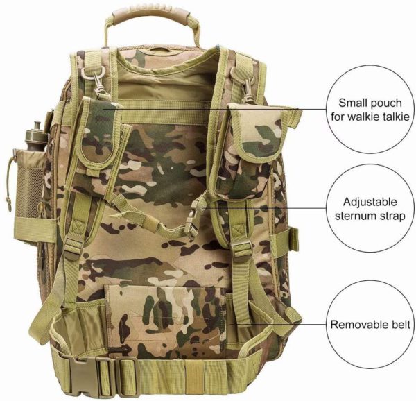 Expandable Waterproof Military Backpack