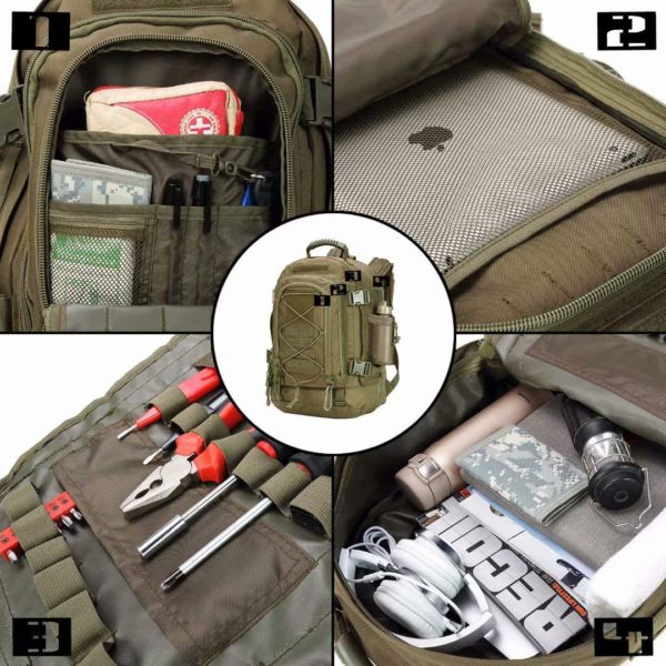 Expandable Waterproof Military Backpack