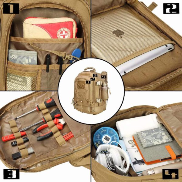 Expandable Waterproof Military Backpack