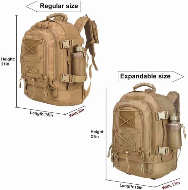 Expandable Waterproof Military Backpack