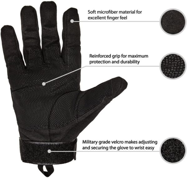 Full Finger Hard Knuckle Gloves