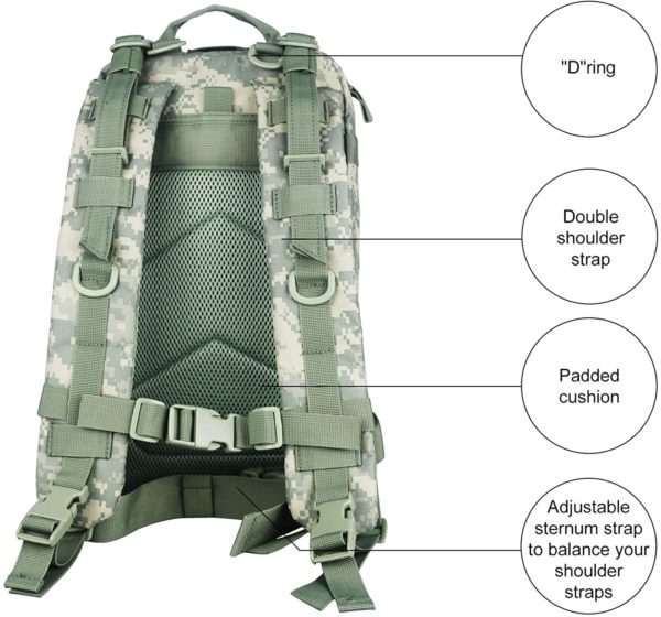 Heavy-Duty Multipurpose Tactical Backpack