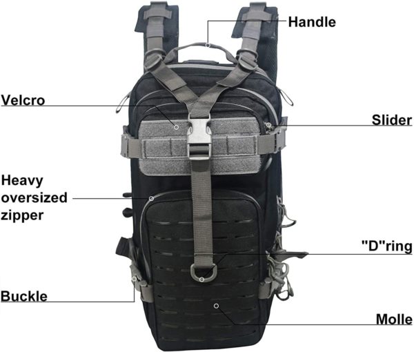 Heavy-Duty Multipurpose Tactical Backpack