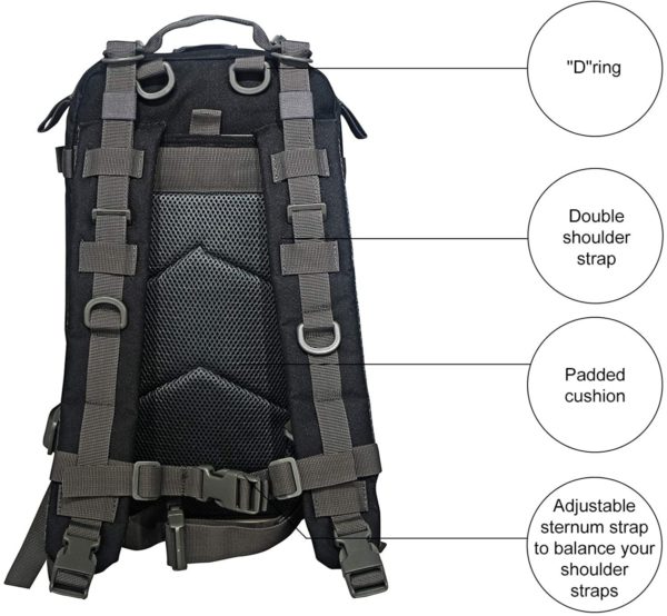 Heavy-Duty Multipurpose Tactical Backpack