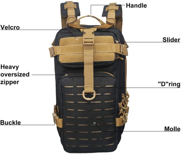 Heavy-Duty Multipurpose Tactical Backpack