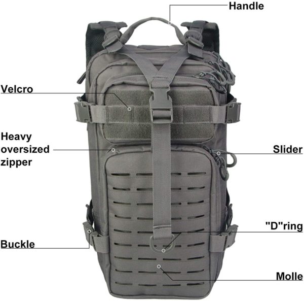 Heavy-Duty Multipurpose Tactical Backpack