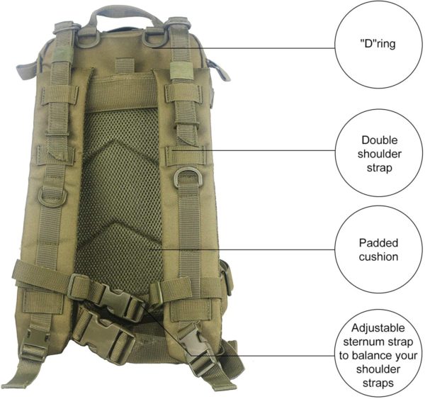 Heavy-Duty Multipurpose Tactical Backpack