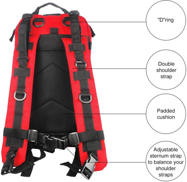 Heavy-Duty Multipurpose Tactical Backpack
