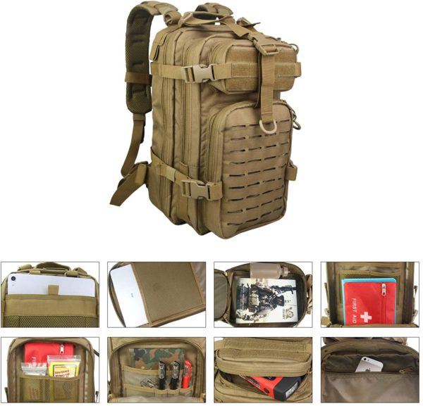 Heavy-Duty Multipurpose Tactical Backpack