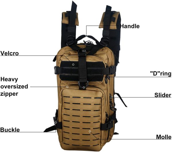 Heavy-Duty Multipurpose Tactical Backpack