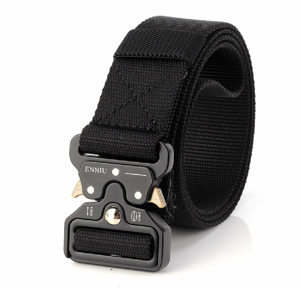 Heavy Duty Tactical Military Belt with Adjustable Waist
