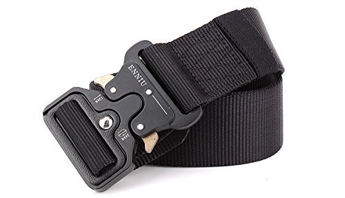 Heavy Duty Tactical Military Belt with Adjustable Waist