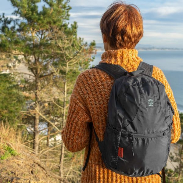 Lightweight Navy Day Pack with Foldable Design
