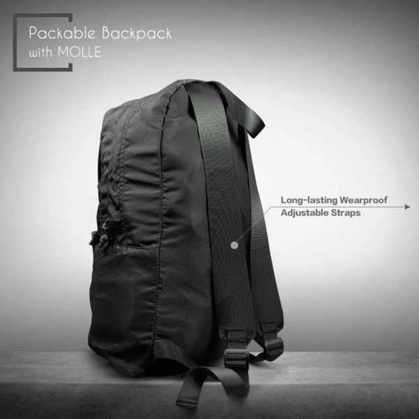 Lightweight Waterproof Navy Day Backpack with Molle